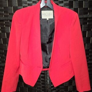 RACHEL Rachel Roy red cropped blazer  size 6